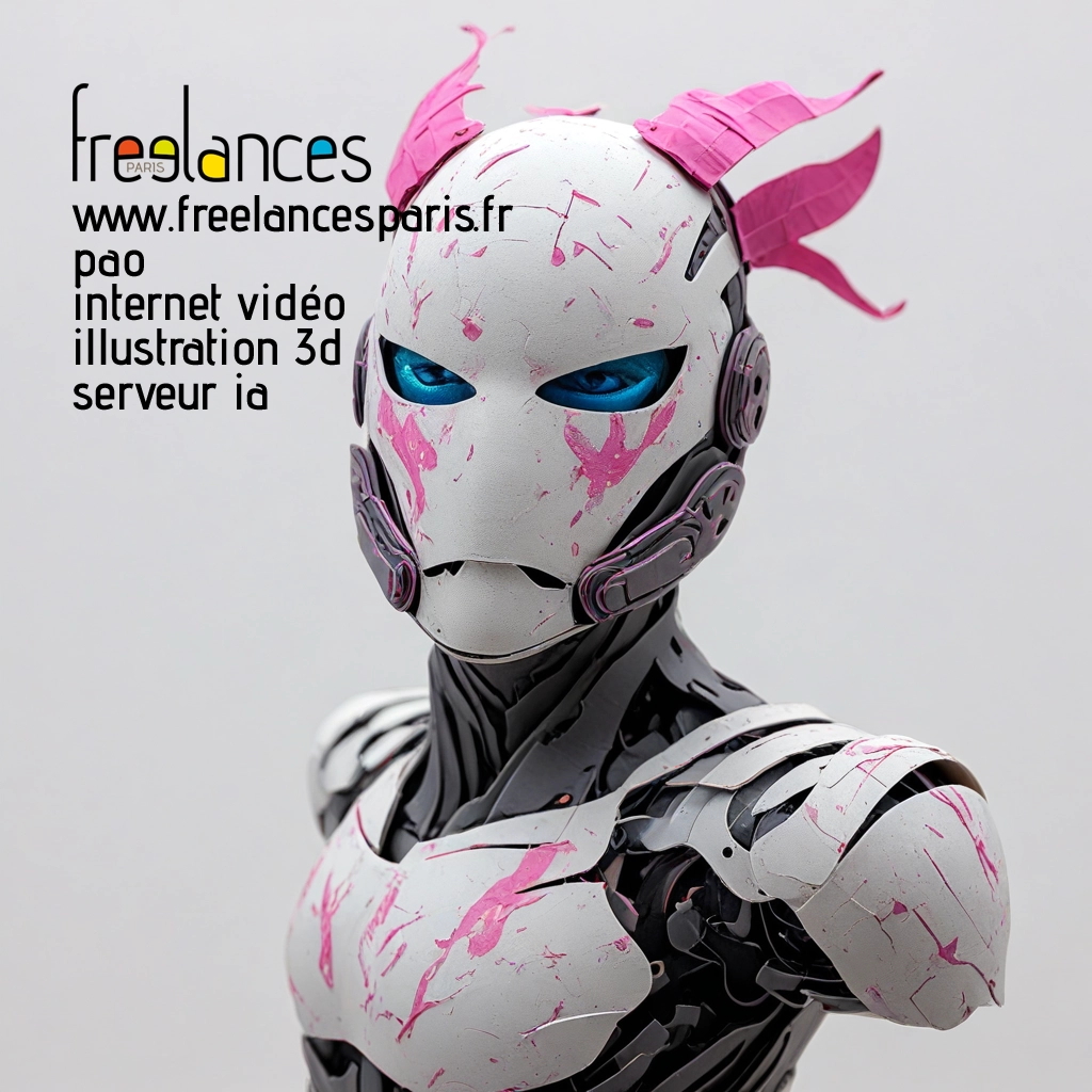 Pao mise en page internet vidéo illustration 3d serveur image IA générative AI freelance paris studio de création magazines BZVS6HJ0